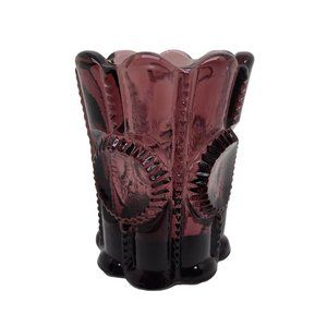Vintage L.G. Wright Priscilla Toothpick Holder Amethyst Purple